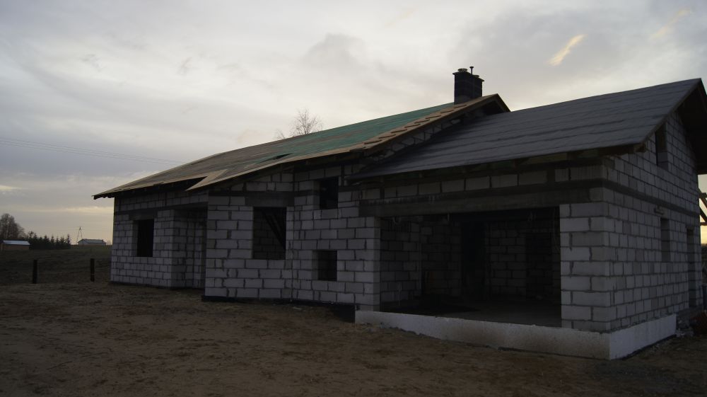 do świąt udało się pokryć papą garaż do świąt udało się pokryć papą garaż